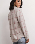 Zenith Plaid Shirt - Smoked Rose