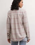 Zenith Plaid Shirt - Smoked Rose