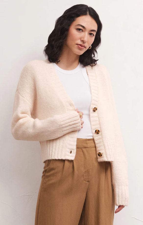 Allegra Cardigan - Sandstone
