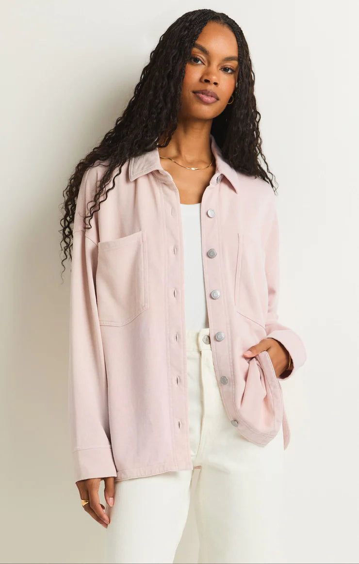 All Day Knit Jacket - Rose