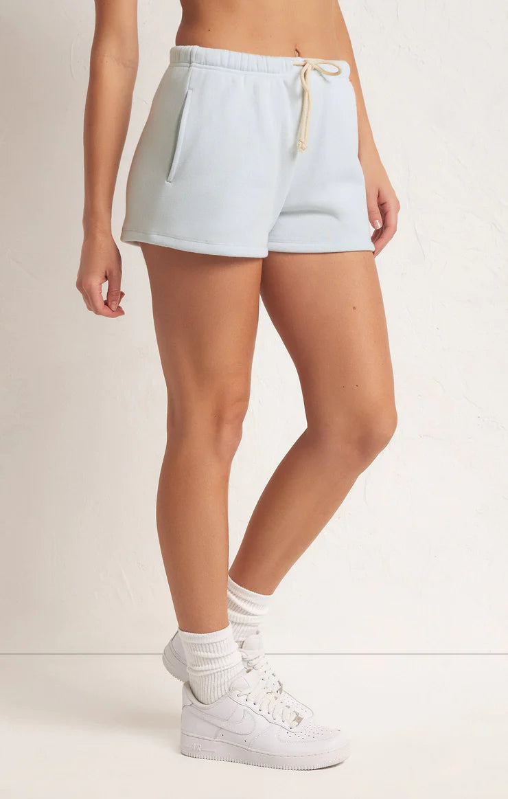 Play On Fleece Short - Pool Blue