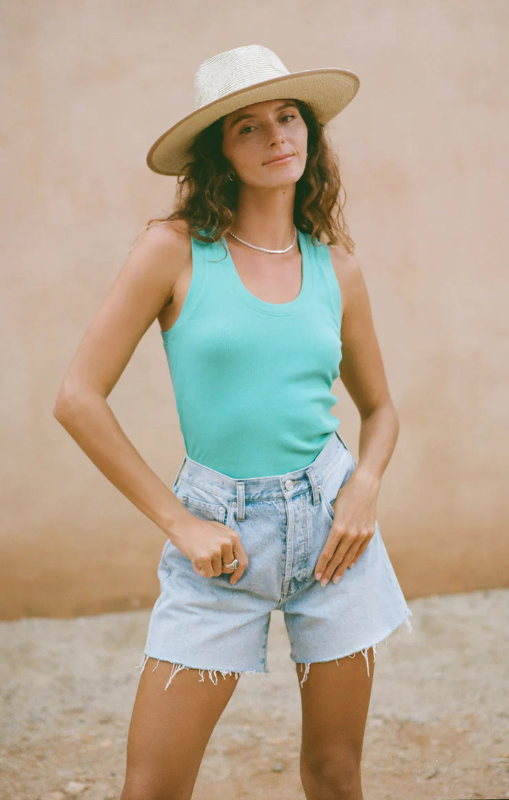 Sirena Rib Tank - Cabana Green
