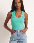 Sirena Rib Tank - Cabana Green