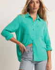 Kaili Button Up Gauze Top