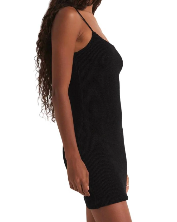Azure Mini Dress Black