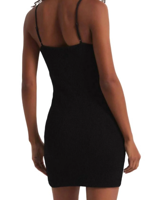 Azure Mini Dress Black