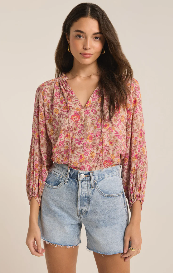 Carine Lima Floral Top