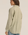 The Perfect Linen Stripe Top - Meadow