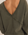 Reversible Washed Sweatshirt