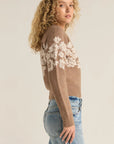 Marisol Flora Sweater - Burro