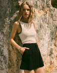 Dimitri Twill Short Black