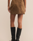 Ciera Suede Mini Skirt