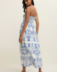 Nadine Palm Maxi Dress
