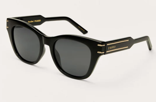Front Row Polished Black/Grey Polarized