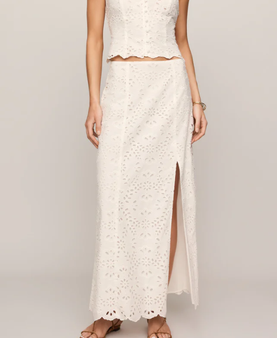 Emrie Eyelet Skirt