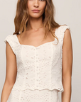 Emrie Eyelet Top
