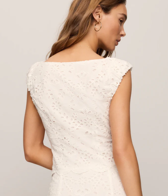 Emrie Eyelet Top