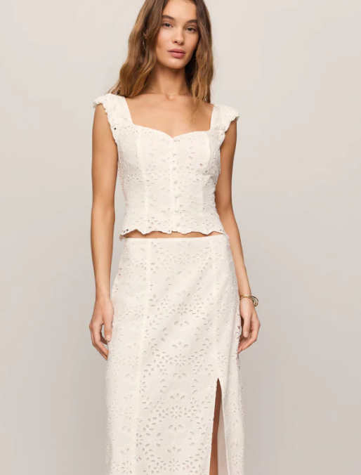 Emrie Eyelet Top