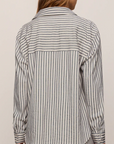 Reese Button Up Stripe Top