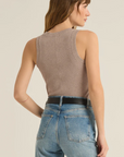 Sirena Rib Tank - Heather Taupe