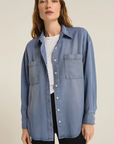 Colbie Chambray Top