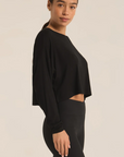 Layer On Rib Long Sleeve Top