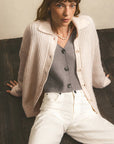 Lennie Button Up Sweater Cardigan