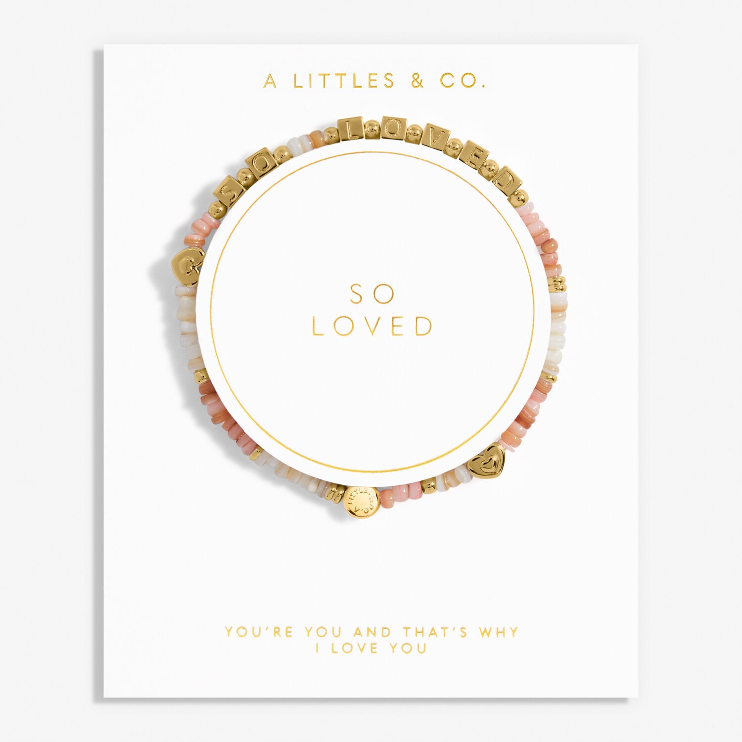 So Loved Beaded Bracelet