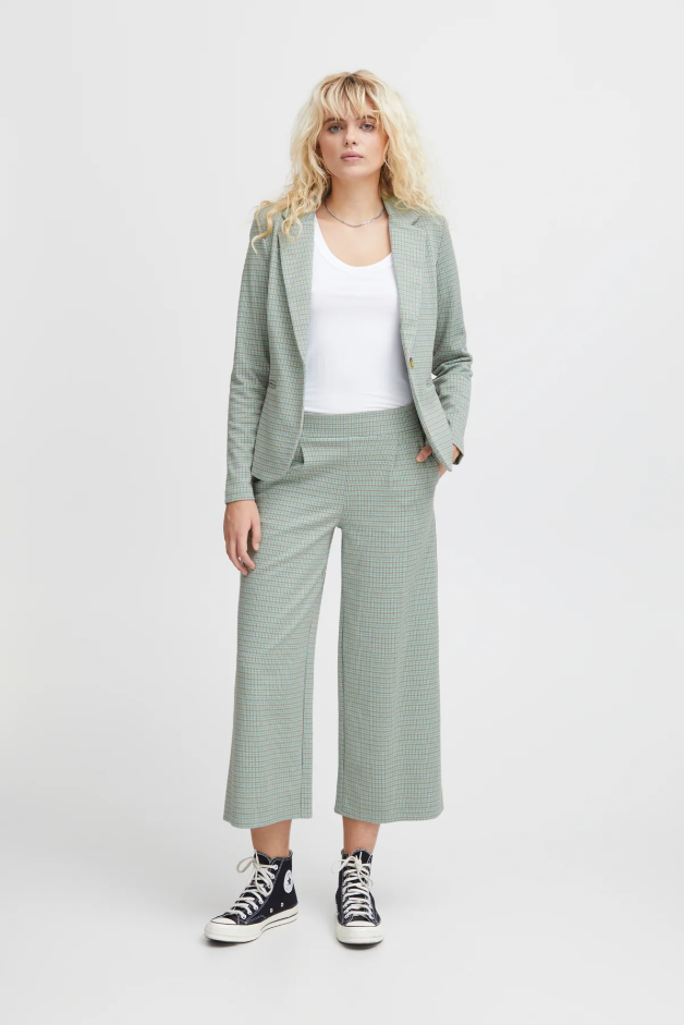 Ihkate Cropped Wide Pants