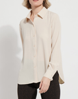 Parker Button Down Shirt Light Almond