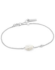 Silver Pearl Bracelet