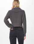 Gravel Two Way Zip Up Sweater