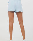 Sailboat Blue Cloud Fleece Shorts