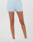 Sailboat Blue Cloud Fleece Shorts