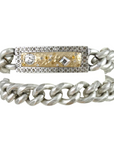 Vintage Silver Zeus Double Wrap Bracelet