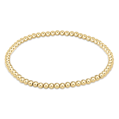 Classic Gold 3MM Bead Bracelet