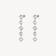 Load image into Gallery viewer, Emphasis Dangle Crystal Earrings