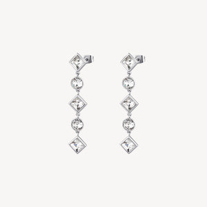 Emphasis Dangle Crystal Earrings