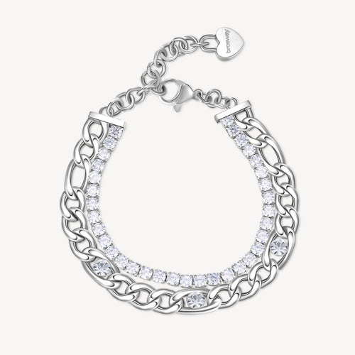 Double Chain Tennis Bracelet