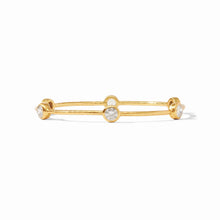 Load image into Gallery viewer, Milano Bangle Gold - Cubic Zirconia