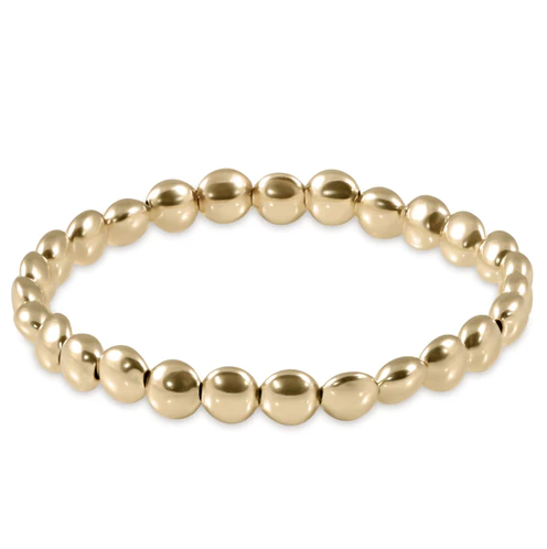 Honesty Gold 6MM Bead Bracelet