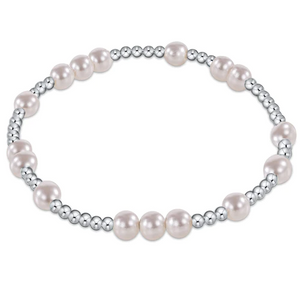 Hope Unwritten 5MM Bracelet - Pearl