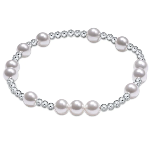 Hope Unwritten 6MM Bracelet - Pearl