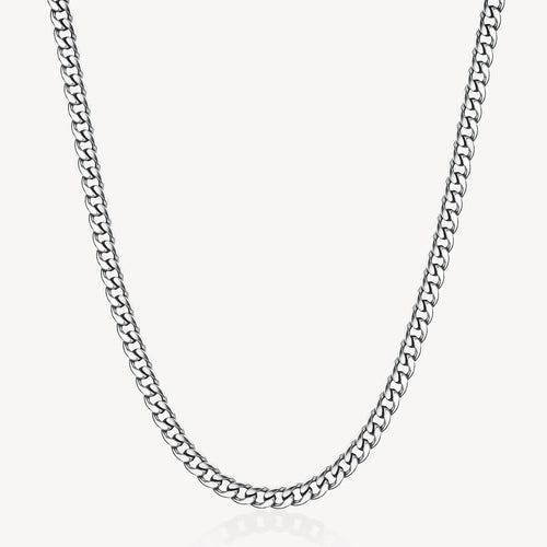 Mens Long Chain Link Necklace