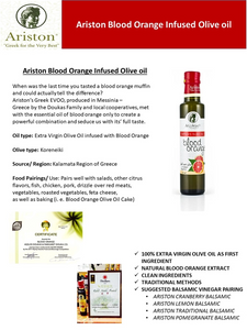 Blood Orange Infused Olive Oil - 8.5oz
