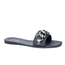 Load image into Gallery viewer, Matte Black Midsummer Jelly Sandal
