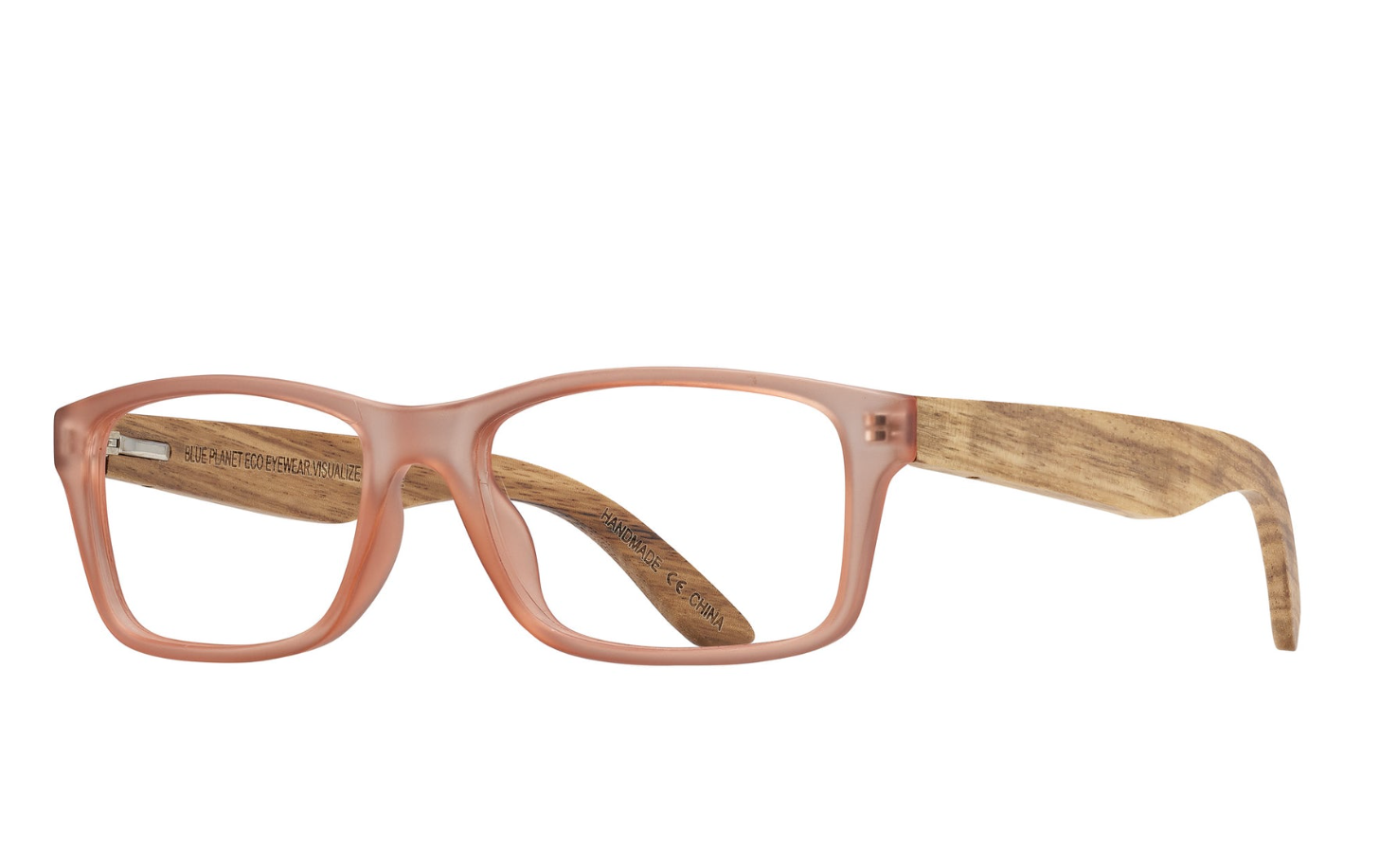 Avalon Blue Light Glasses - Matte Blush