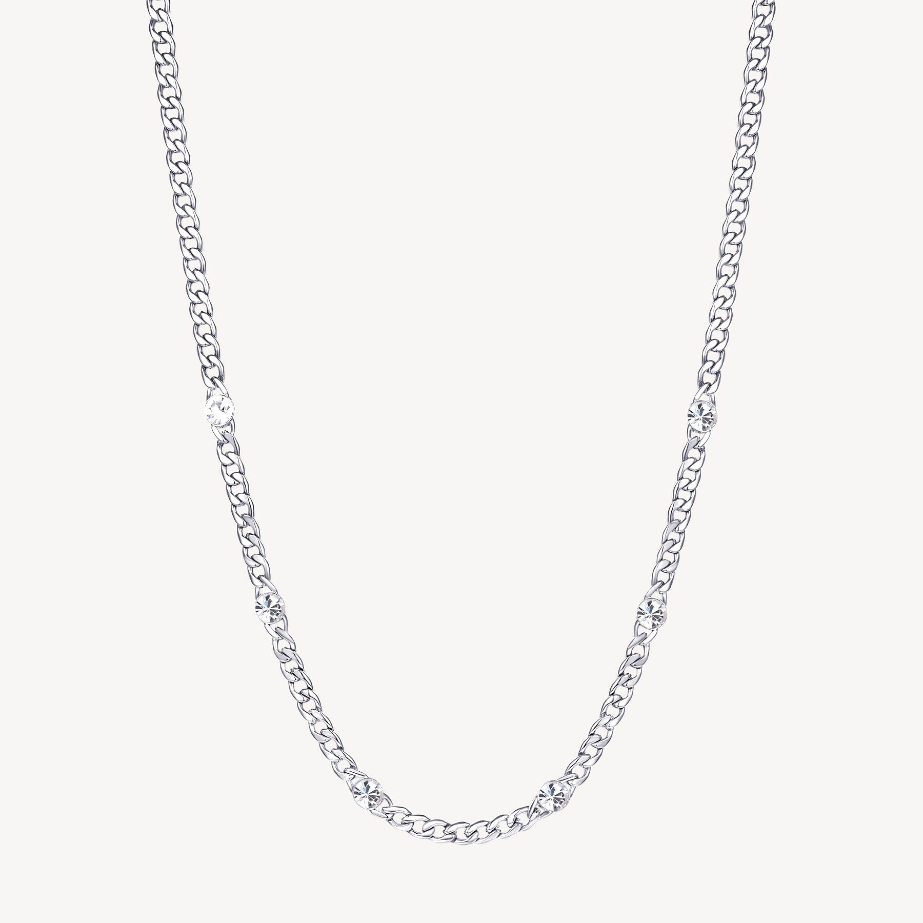 Symphonia Chain Crystal Necklace