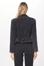 Load image into Gallery viewer, Cropped Cord Blazer w/ Cargo Pocket