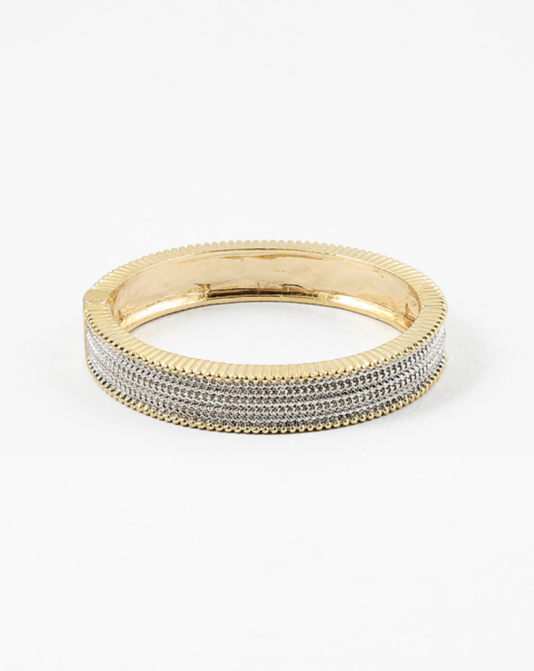 Two Toned Hinged Bangle